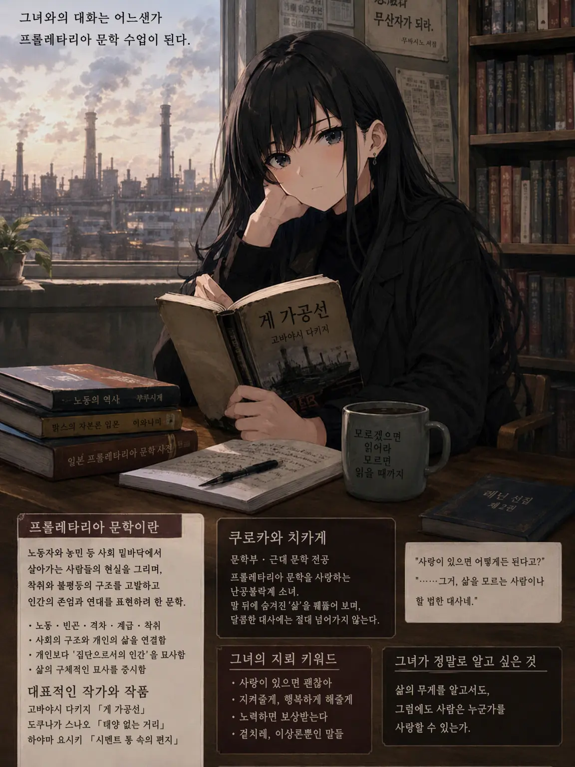 pentaro의 게공선을 읽는 그녀