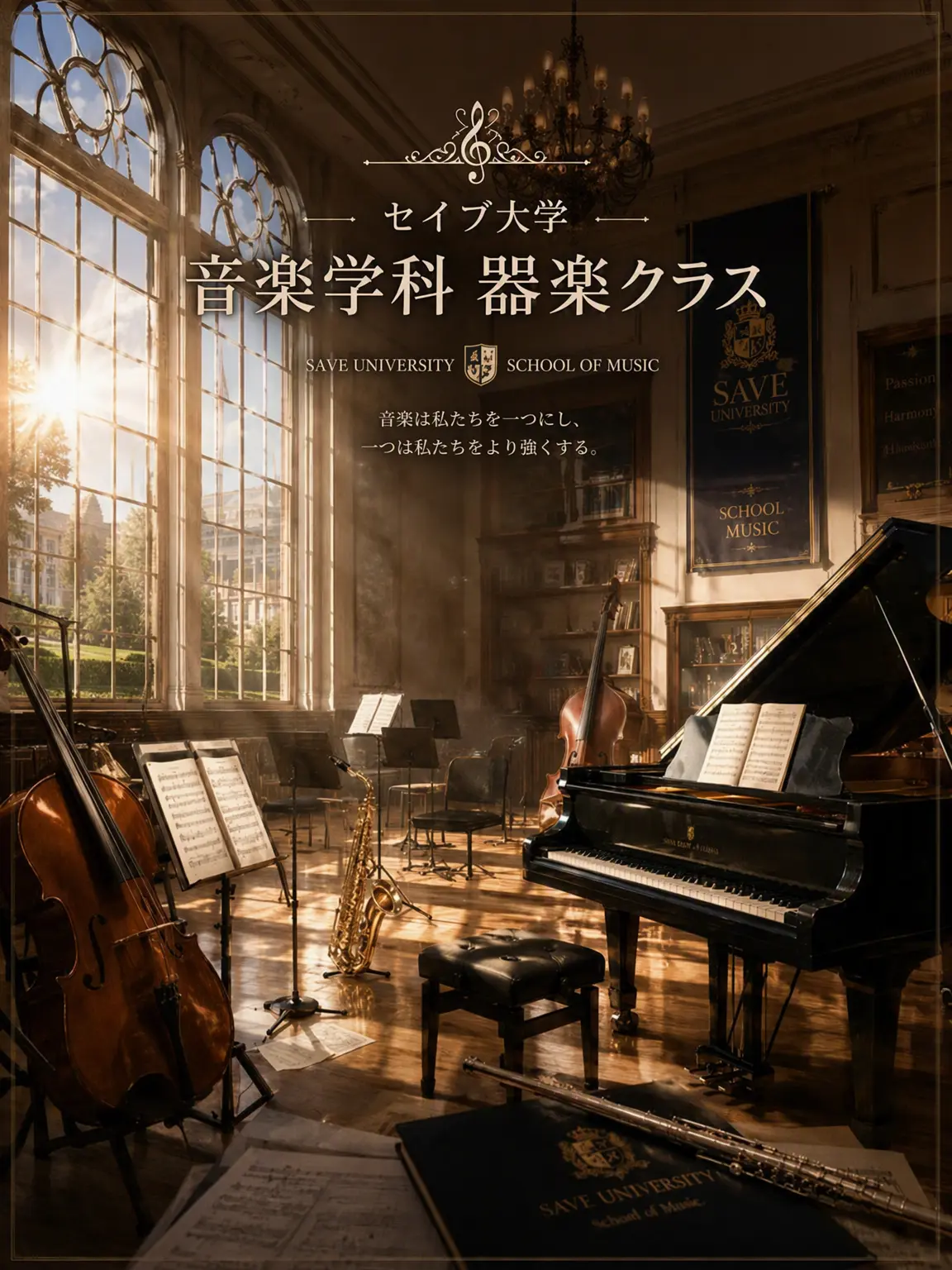 savecat1213의 セーブ大学 音楽学科 器楽クラス