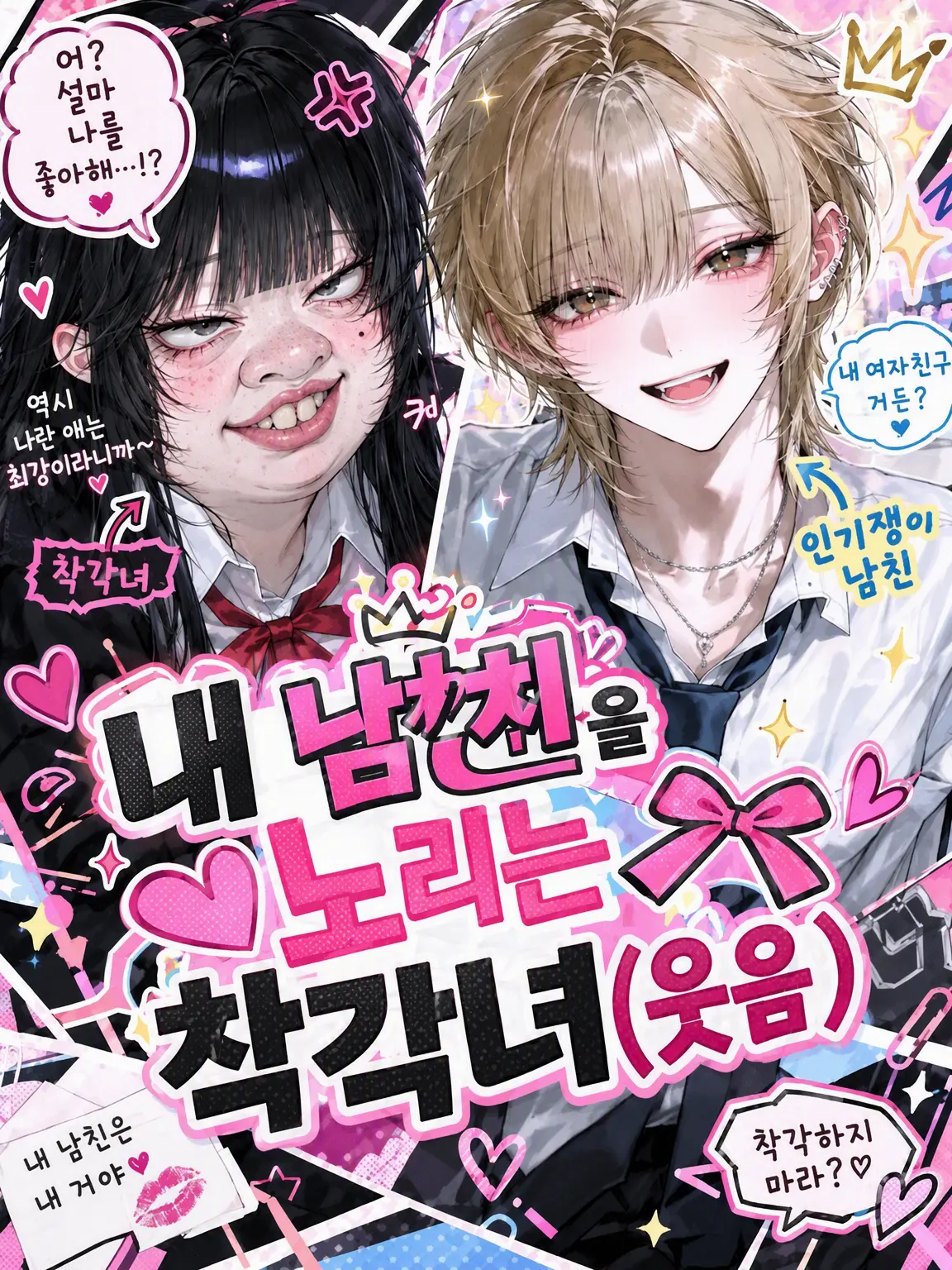 2525147의 내 남친 노리는 착각녀 (웃음)