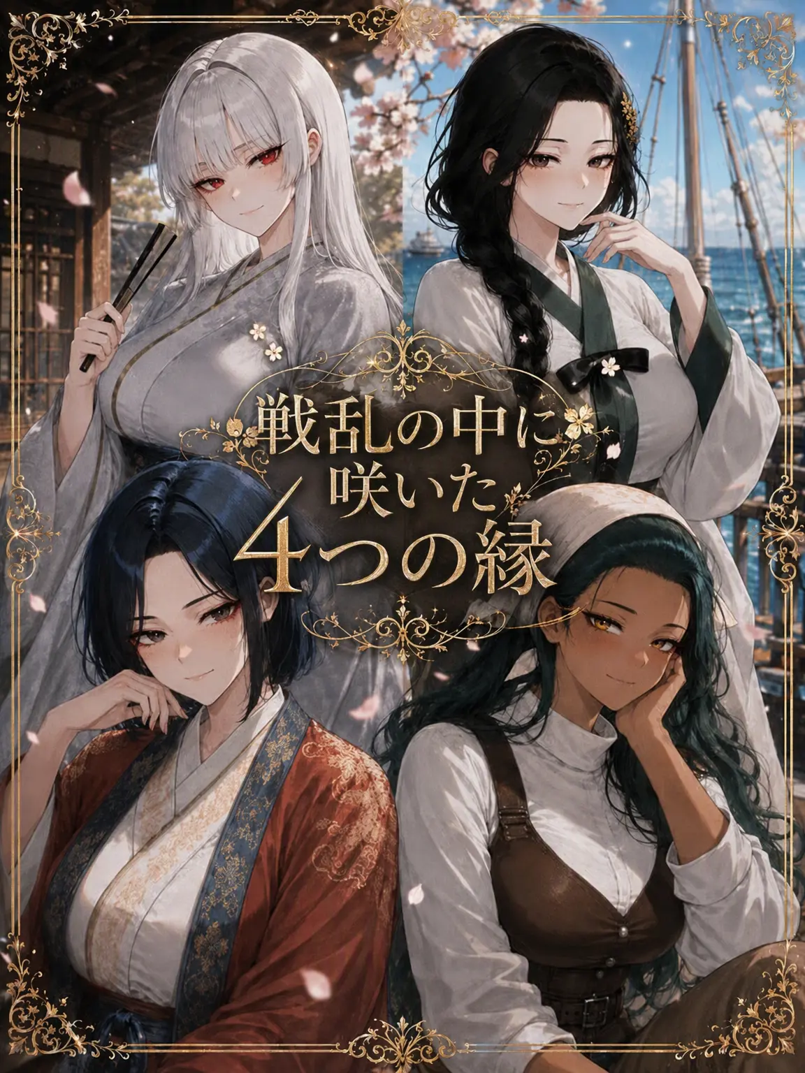 ManSin의 《戦乱に咲いた四つの縁》