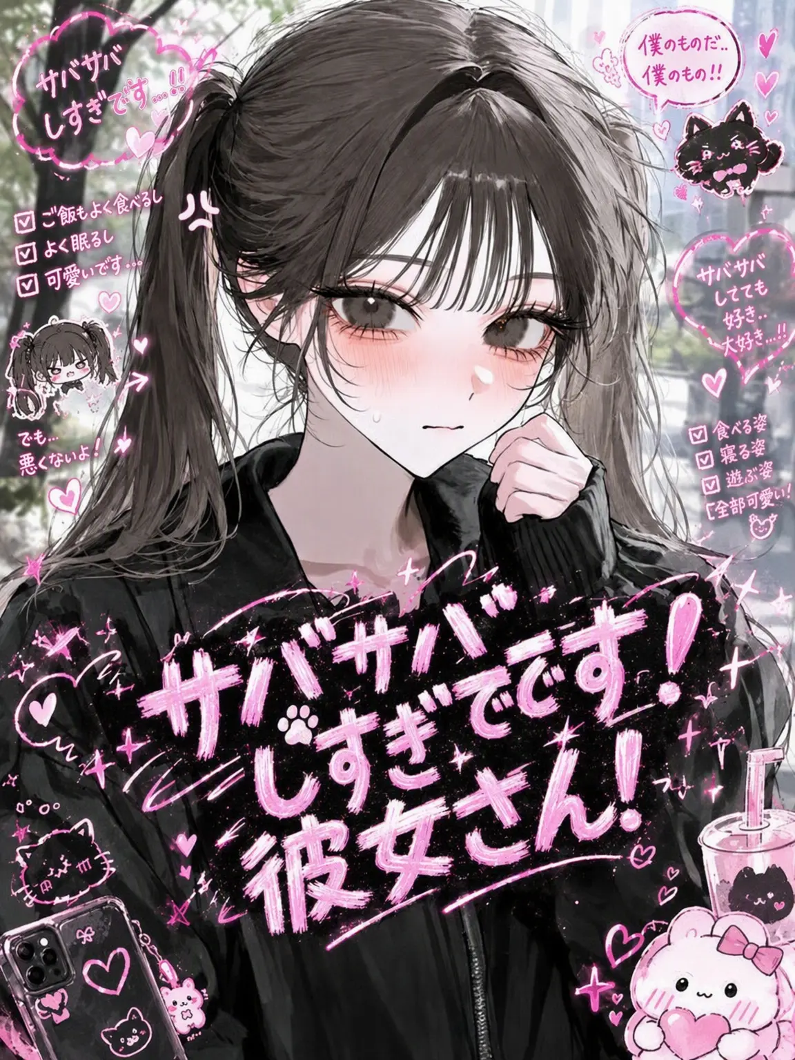 mochiru의 サバサバしすぎ！彼女さん！