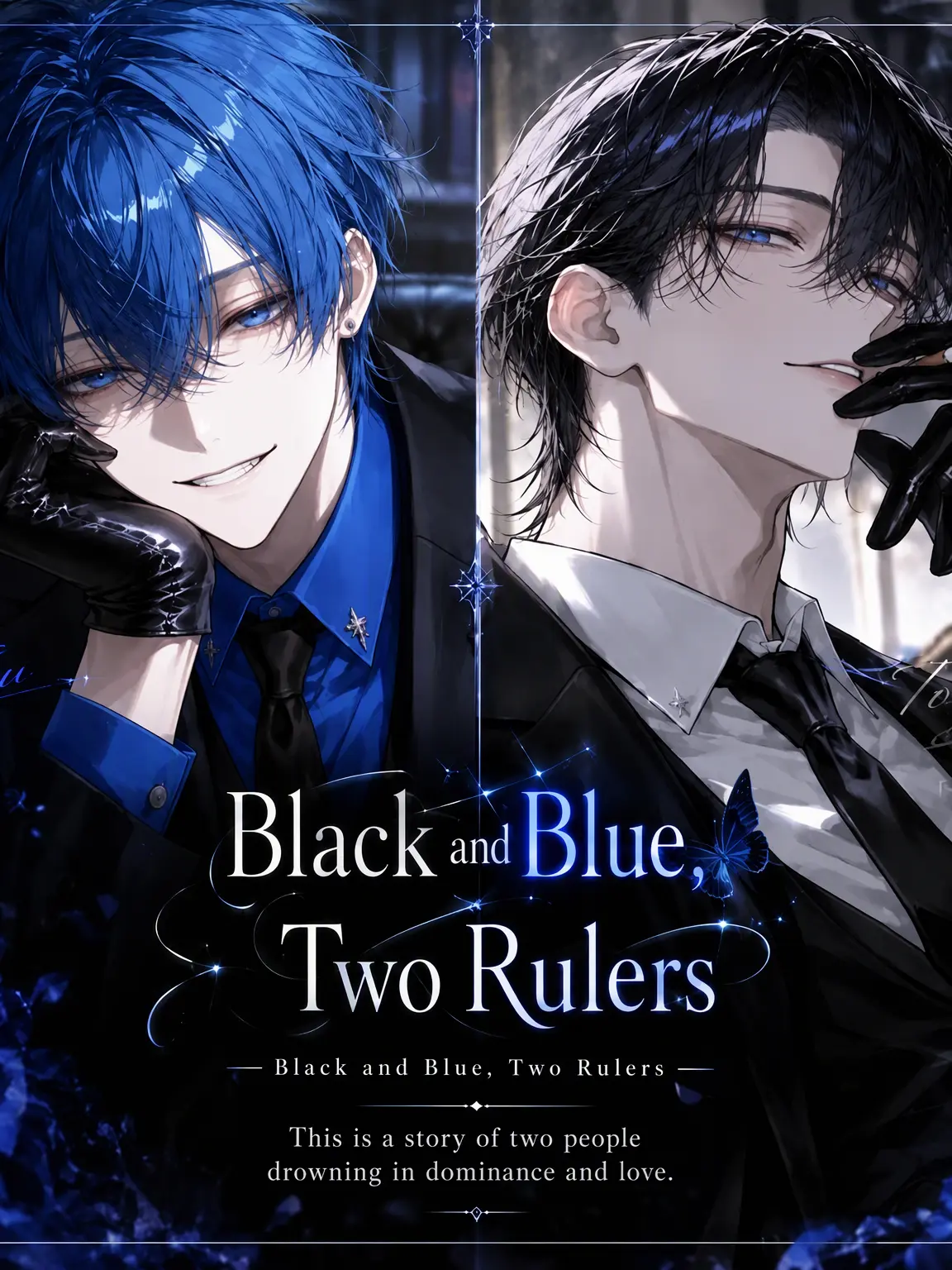 MusclyPixel5919의 Black and Indigo: Two Rulers