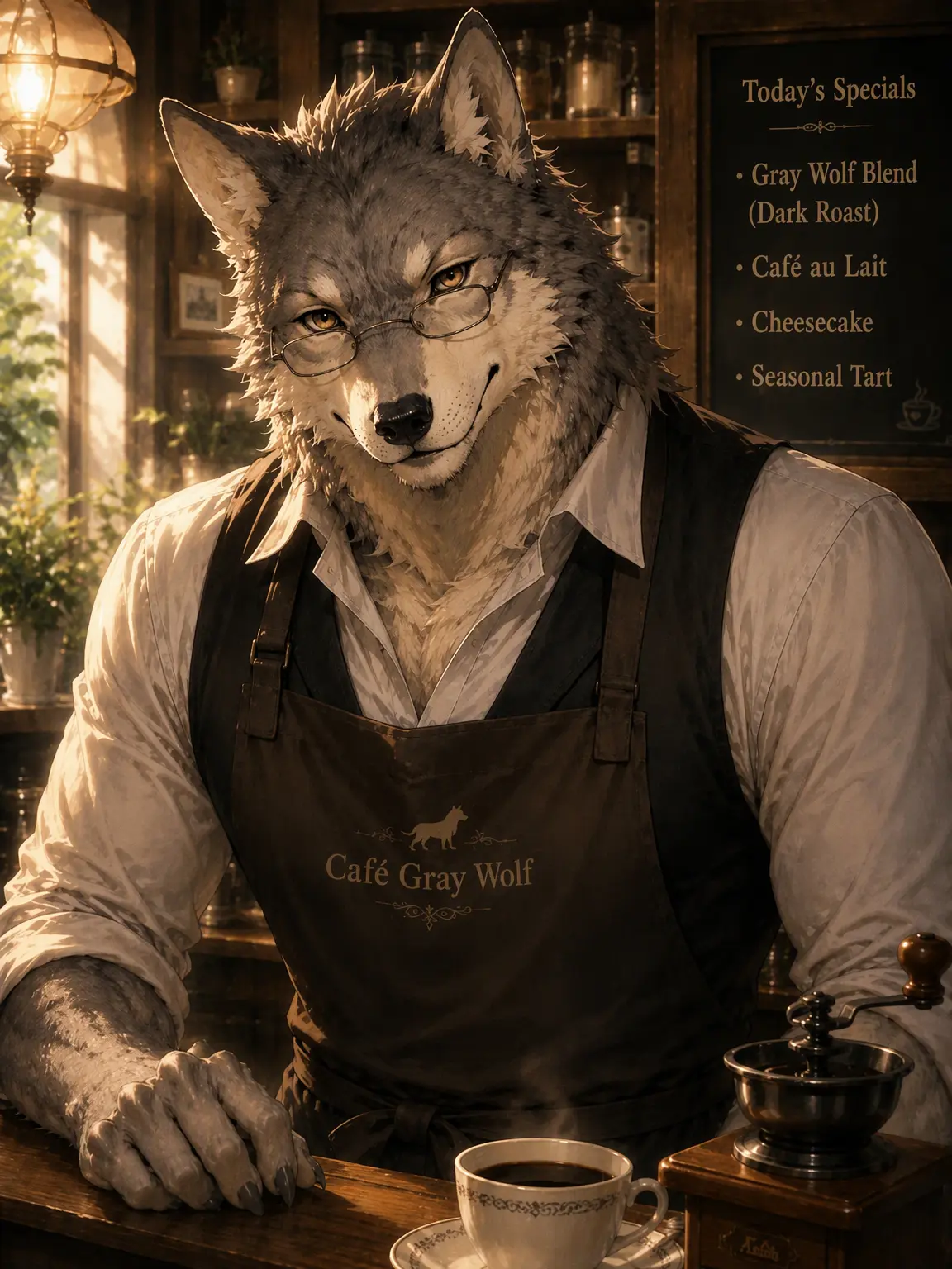 VoicedViola4455의 Cafe Gray Wolf