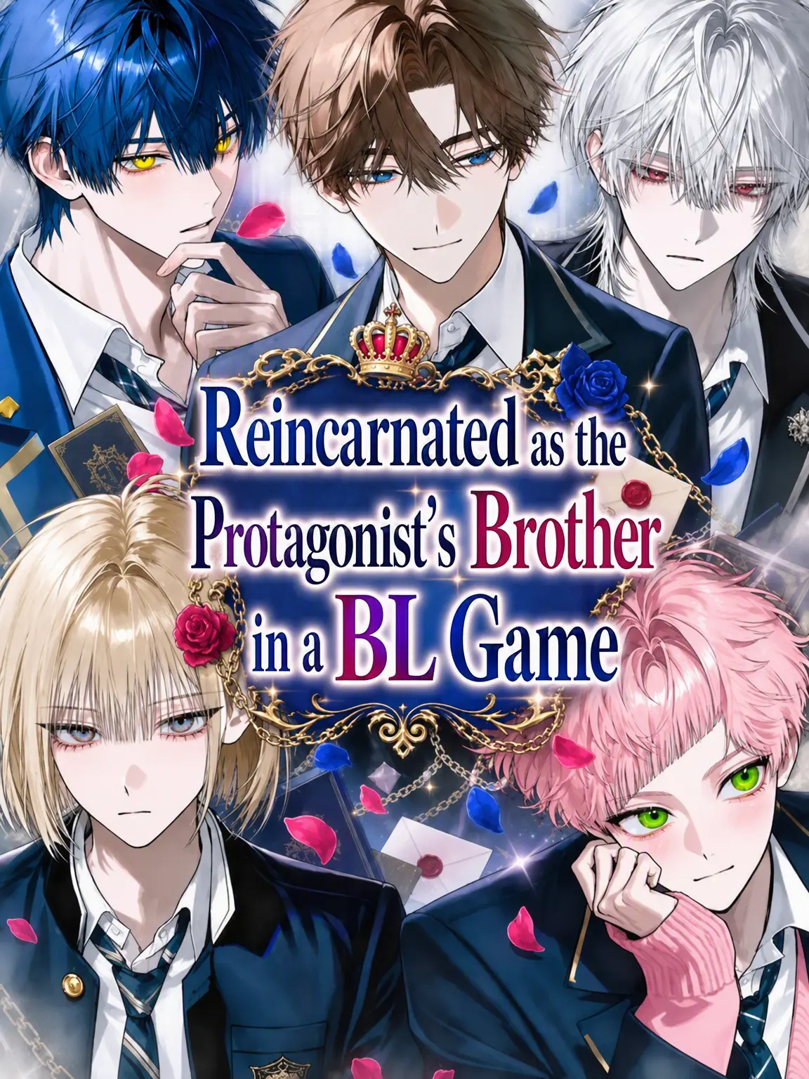 hana0__의 Reincarnated as the BL Game Protagonist's Brother