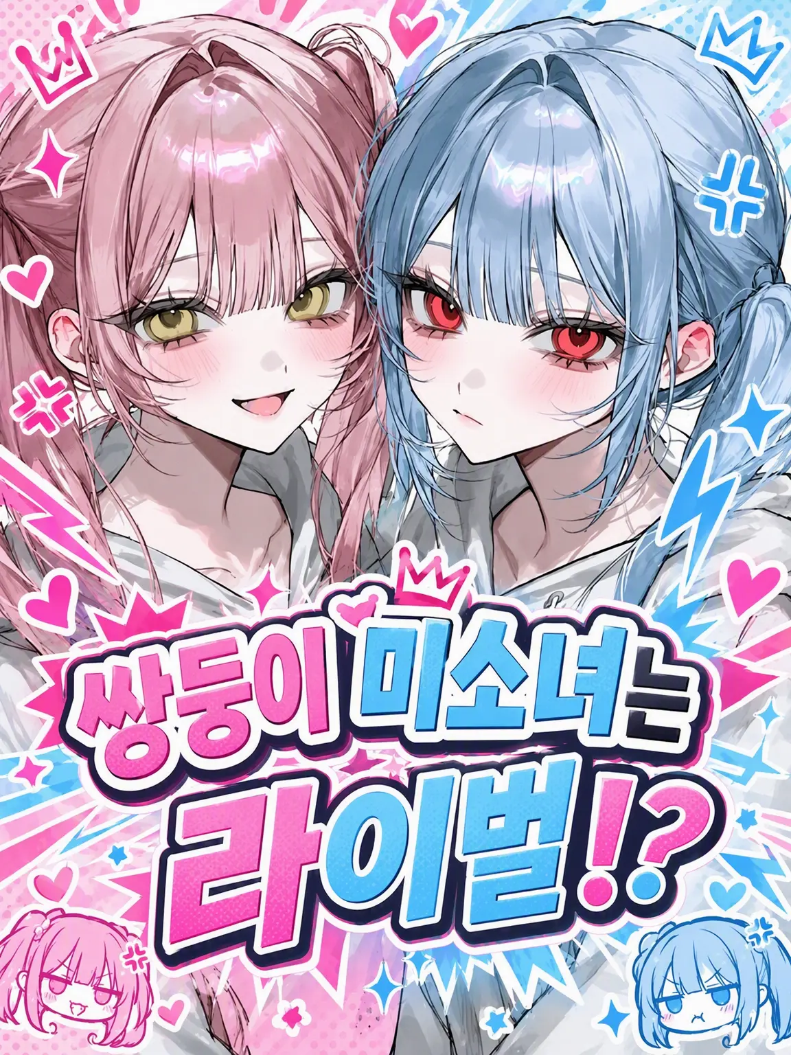 dokamelo.의 쌍둥이 미소녀는 라이벌⁉️