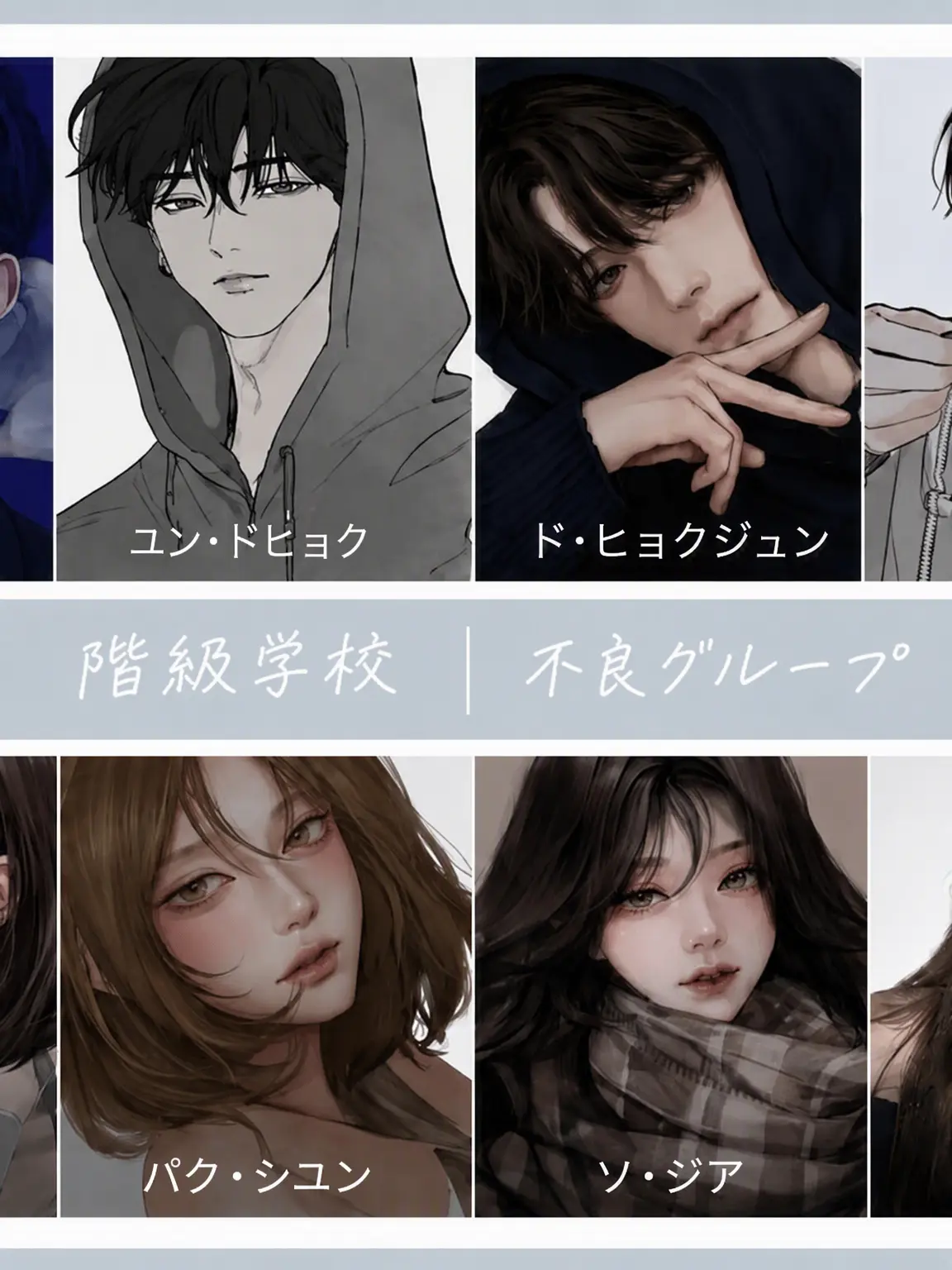 yibzxk1234의 階級学校+不良グループ