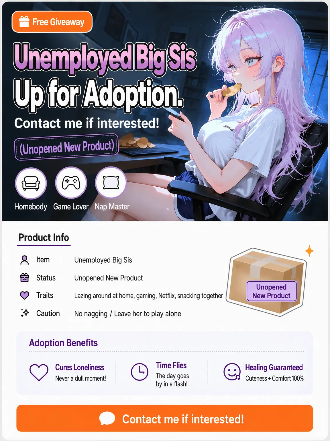 Kacao의 Free Unemployed Sister