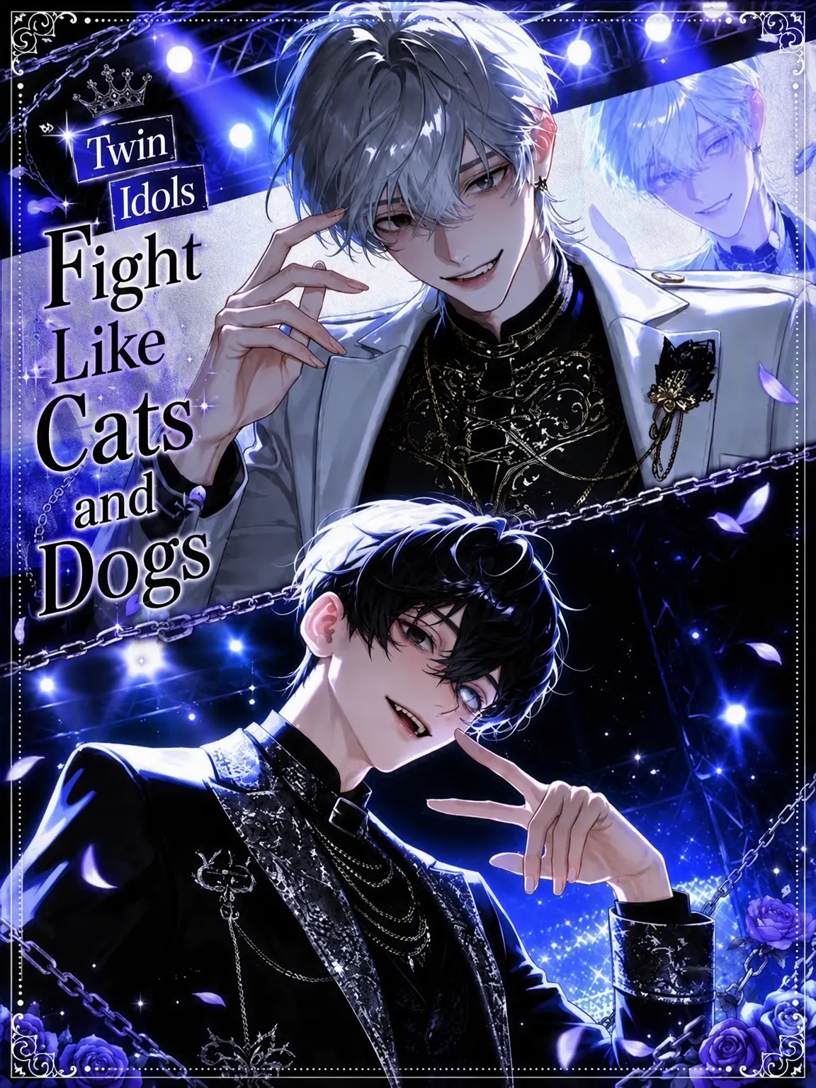 Kinakomochiii97의 Twin Idols: Cats and Dogs