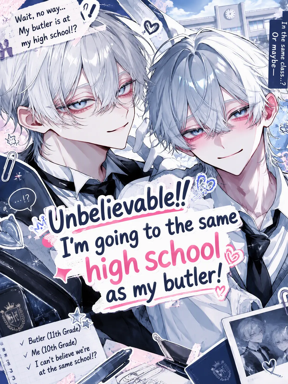 jaoxvnipl6h의 Wait, I'm at the Same School as My Butler?!