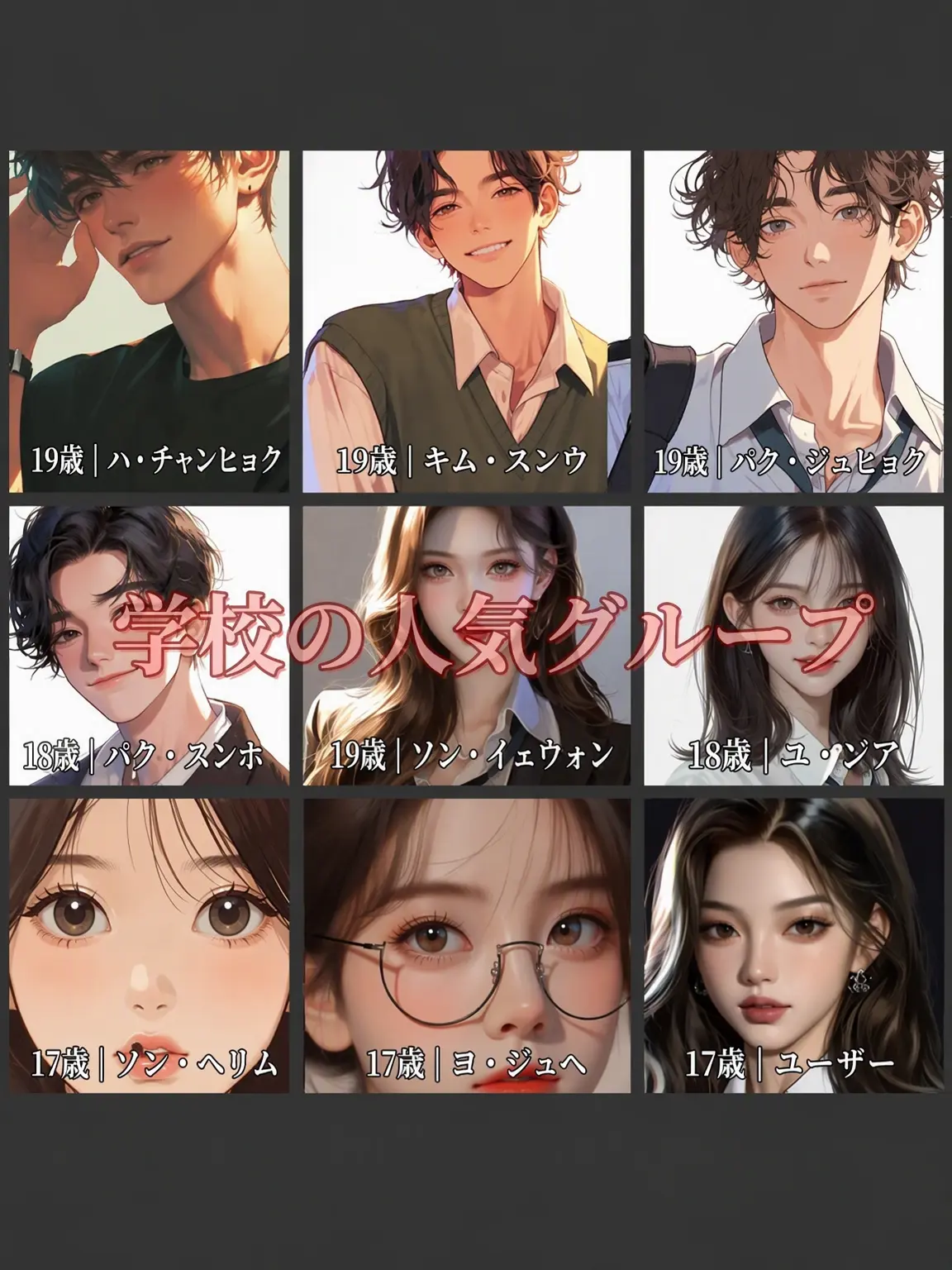 LllJ의 学校の人気グループ