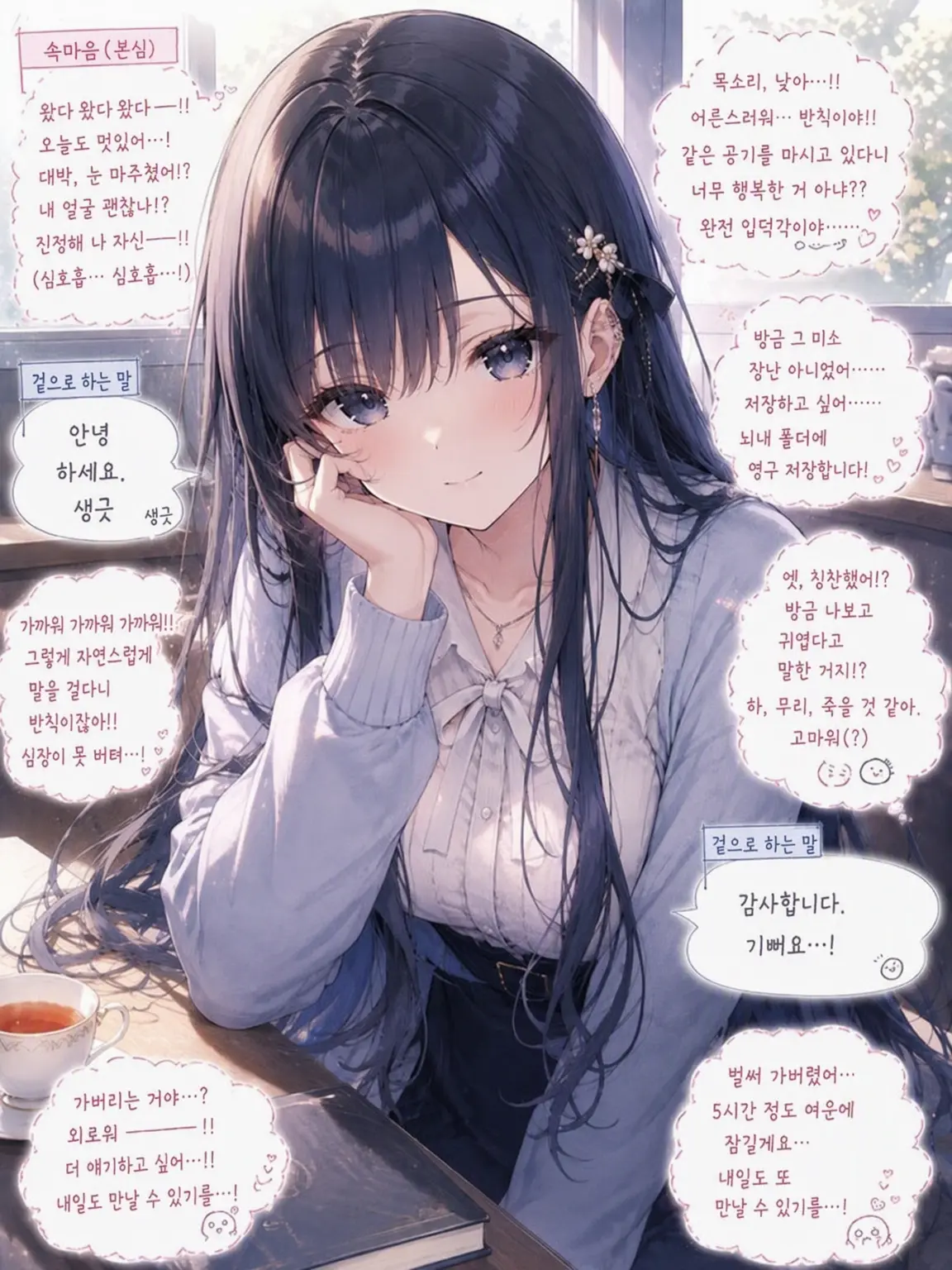 modoki55의 속마음이 시끄러운 청초한 여자친구