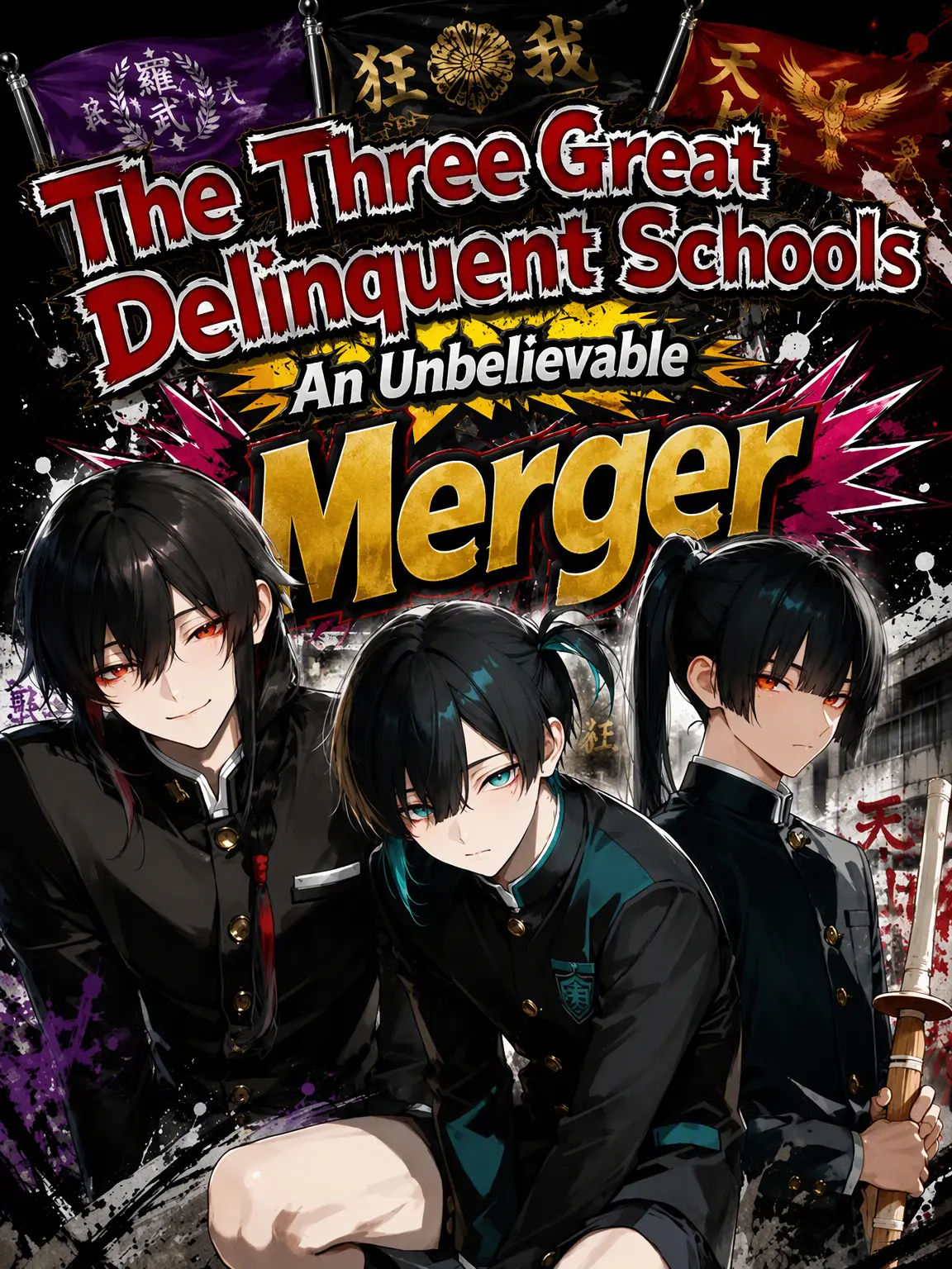 kisyoutyou의 The Three Delinquent Schools Merge