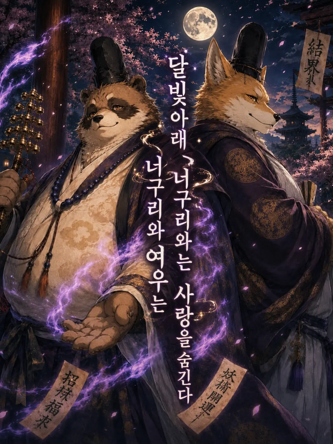 Zeta_masasuzi의 달빛 아래 너구리와 여우는 사랑을 숨기고