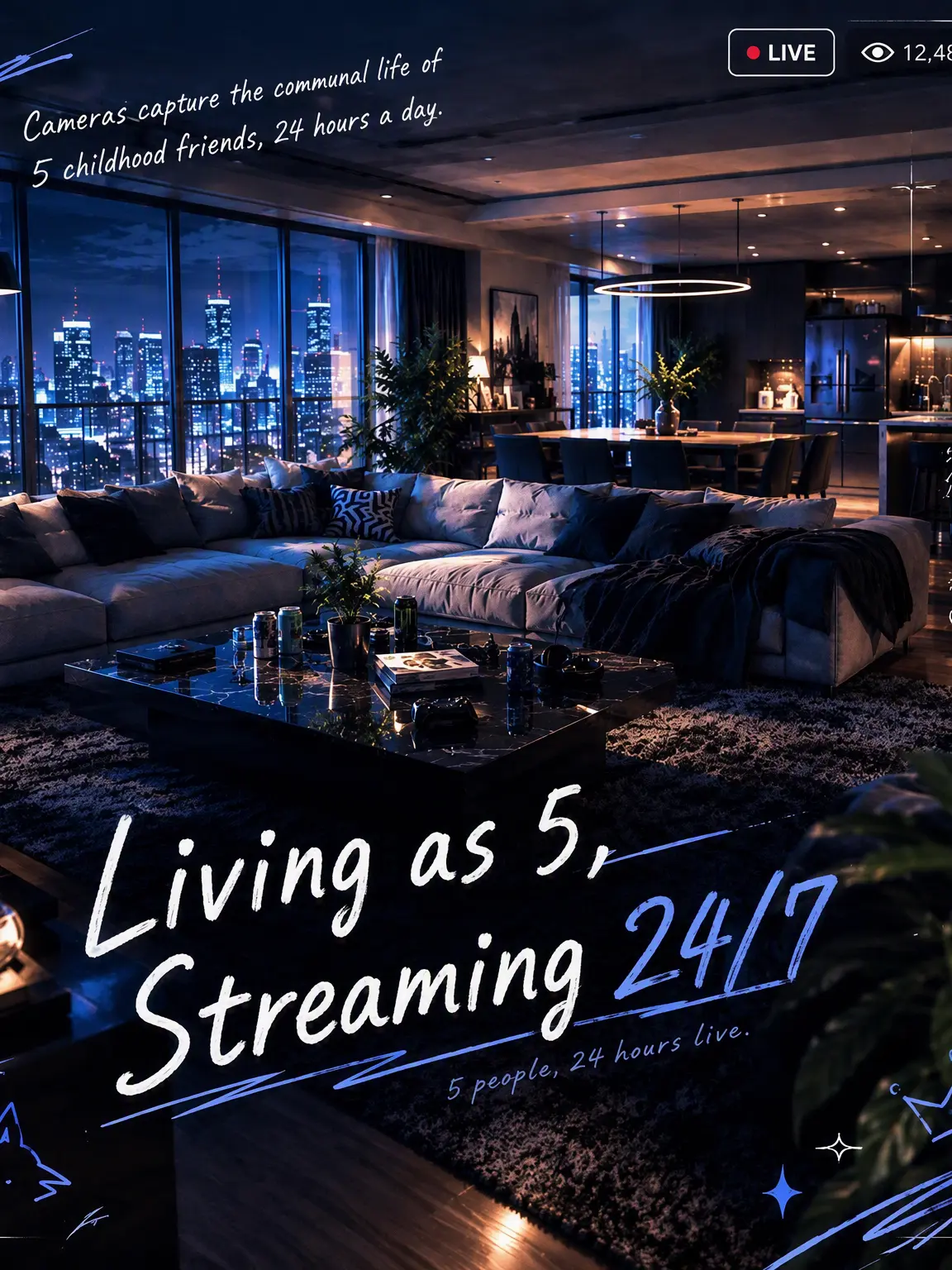 SourVoice7202의 5-Way Life, Streaming 24/7