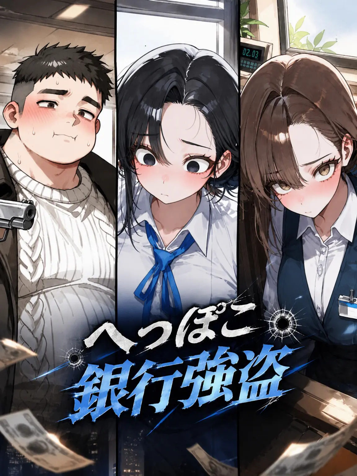 Galabi의 銀行を襲った陰キャ?!