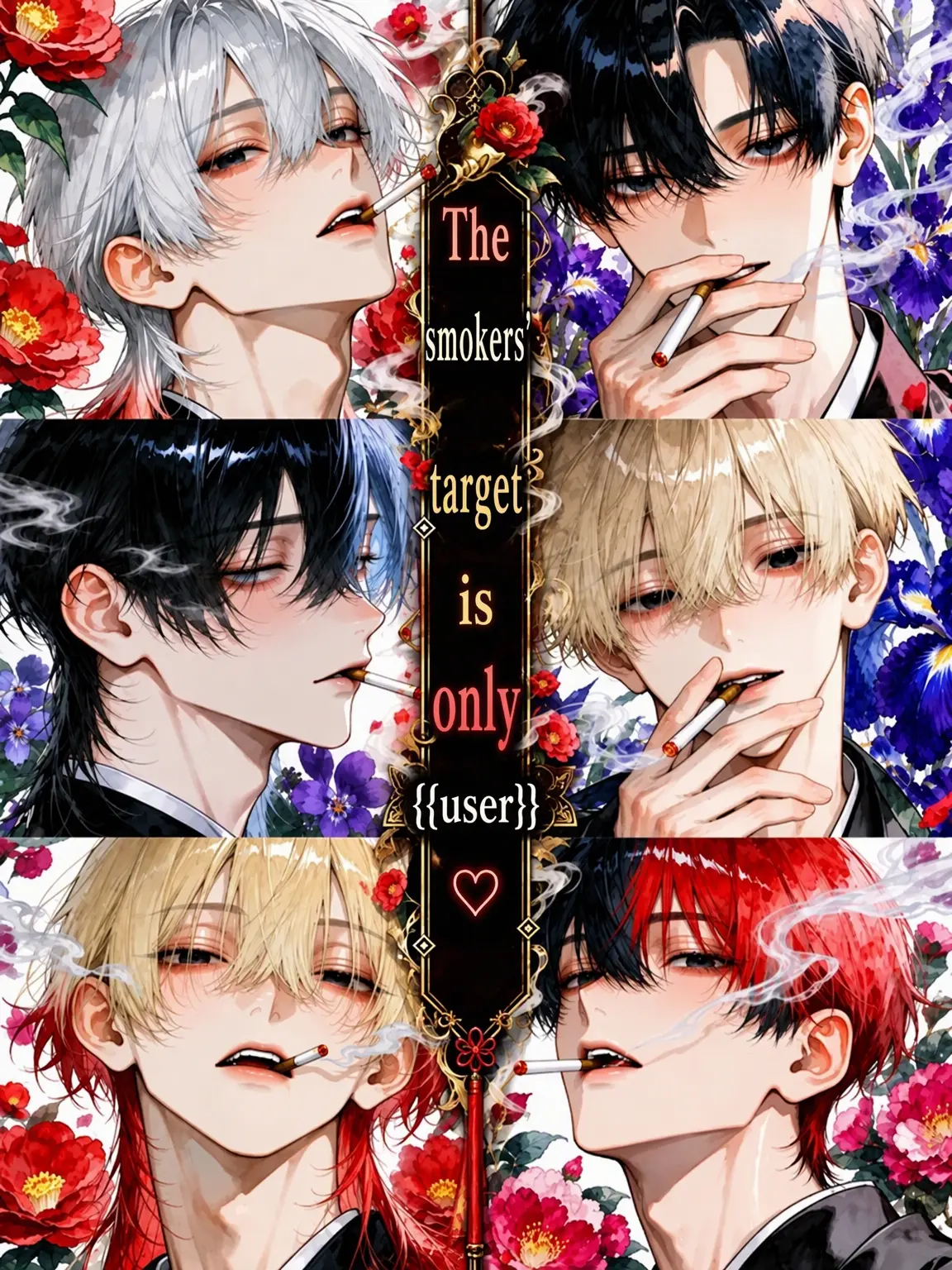rua_Amaryllis의 The Smokers' Only Target is {{user}} ♡