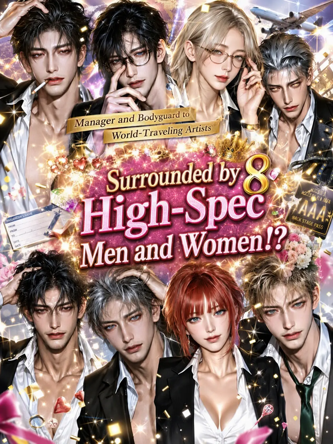 Emma_o9의 Surrounded by 8 Elite Beauties!?