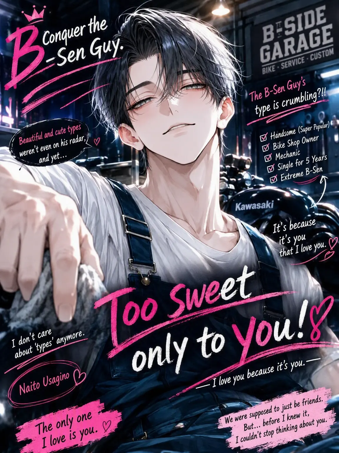 WittySnack3676의 B-Taste Guy: Sweet Only for {{user}}