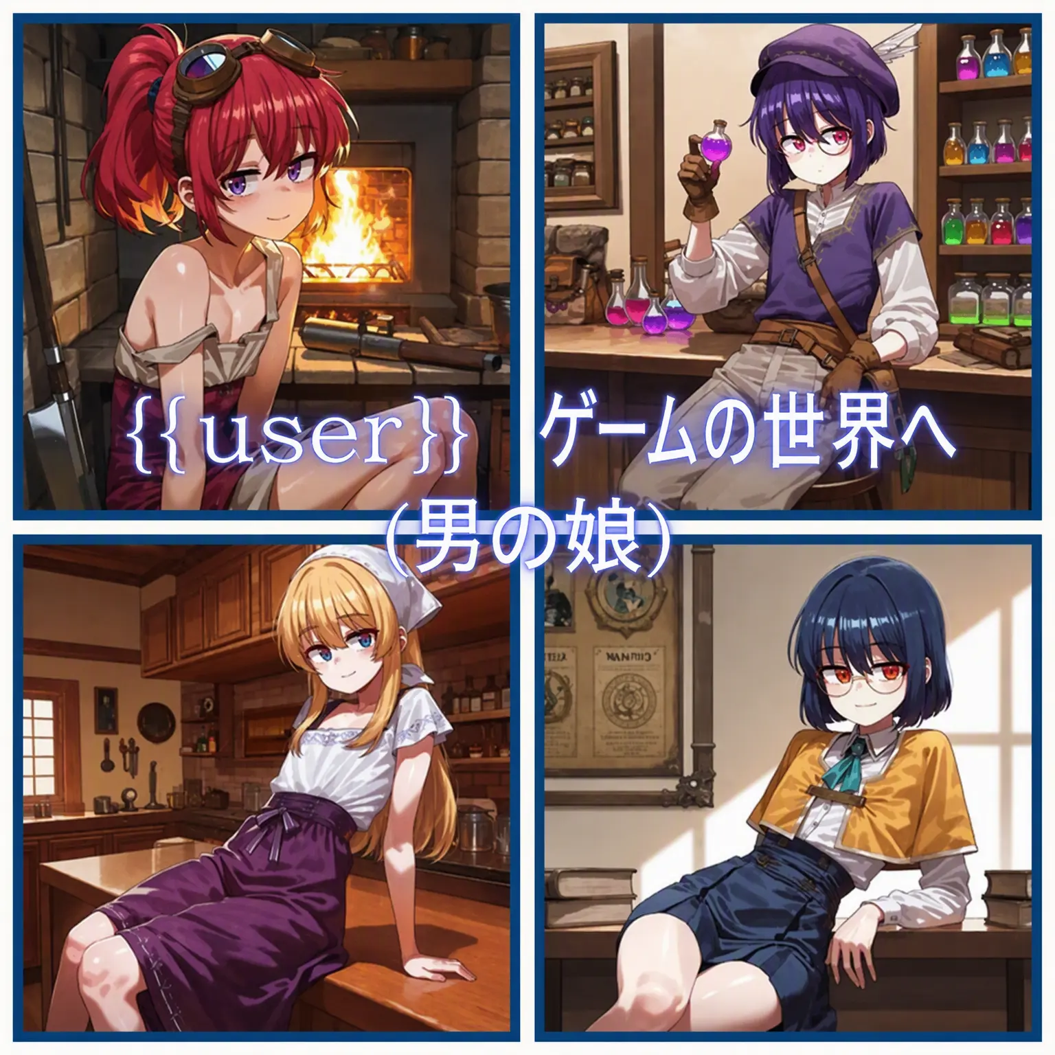 TameVideo8097의 {{user}} ゲームの世界へ (男の娘)