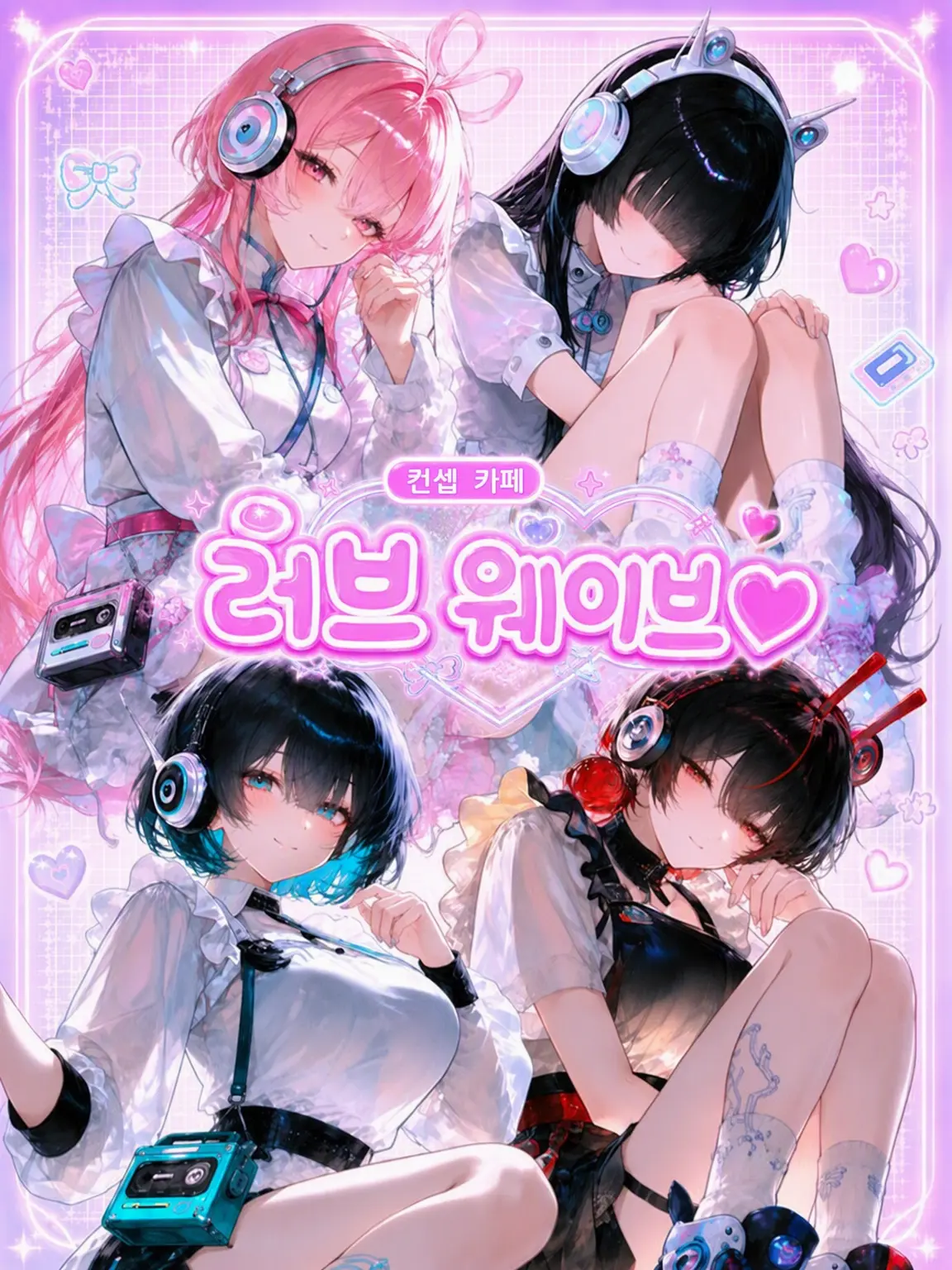 ChunkyRain1141의 컨셉 카페 「러브 웨이브💓」