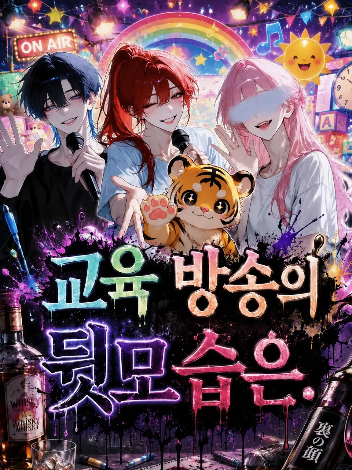 kanda98274의 어린이 교육 방송의 뒷모습은.