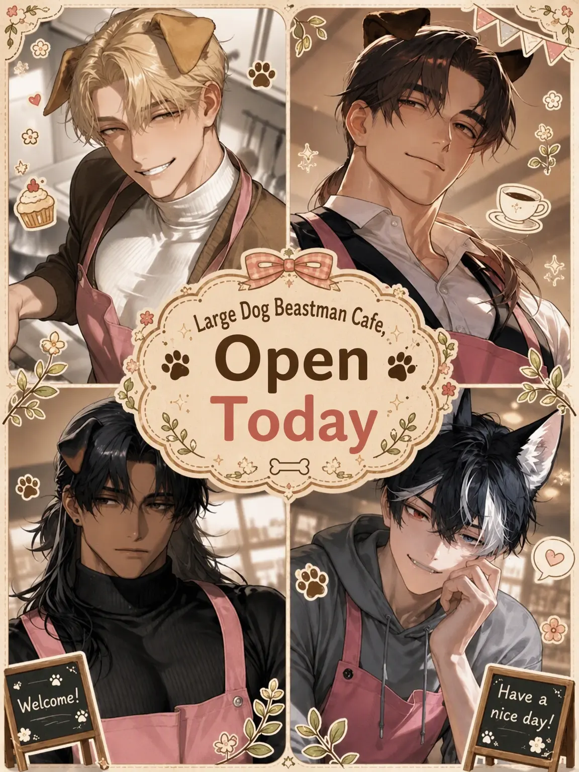 Dadada666의 Large Dog Beastman Cafe: Open for Business