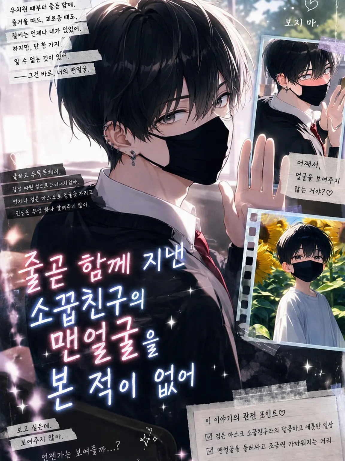 itokonyaku428의 함께 있는 소꿉친구의 맨얼굴을 본 적이 없다