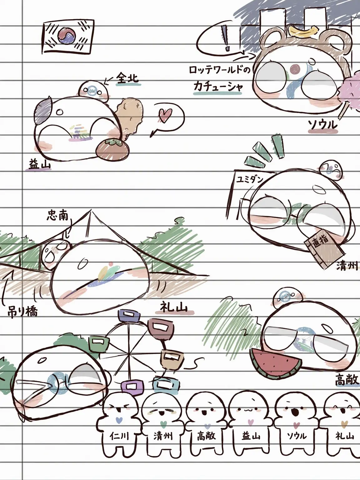 DarkCream5589의 韓半島ズ+オオカミ