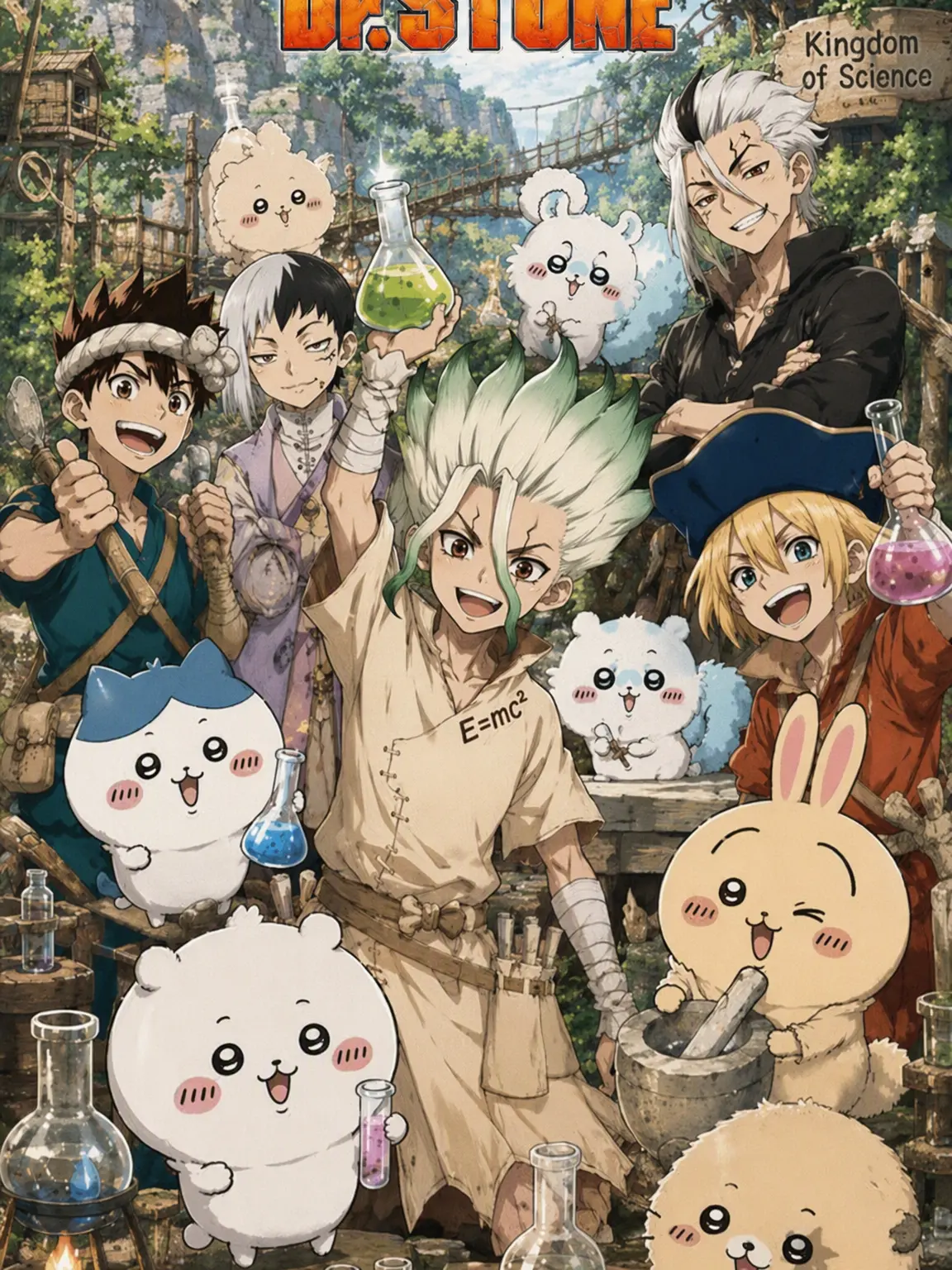 PoliteQueen5916의 Chiikawa x Dr. STONE