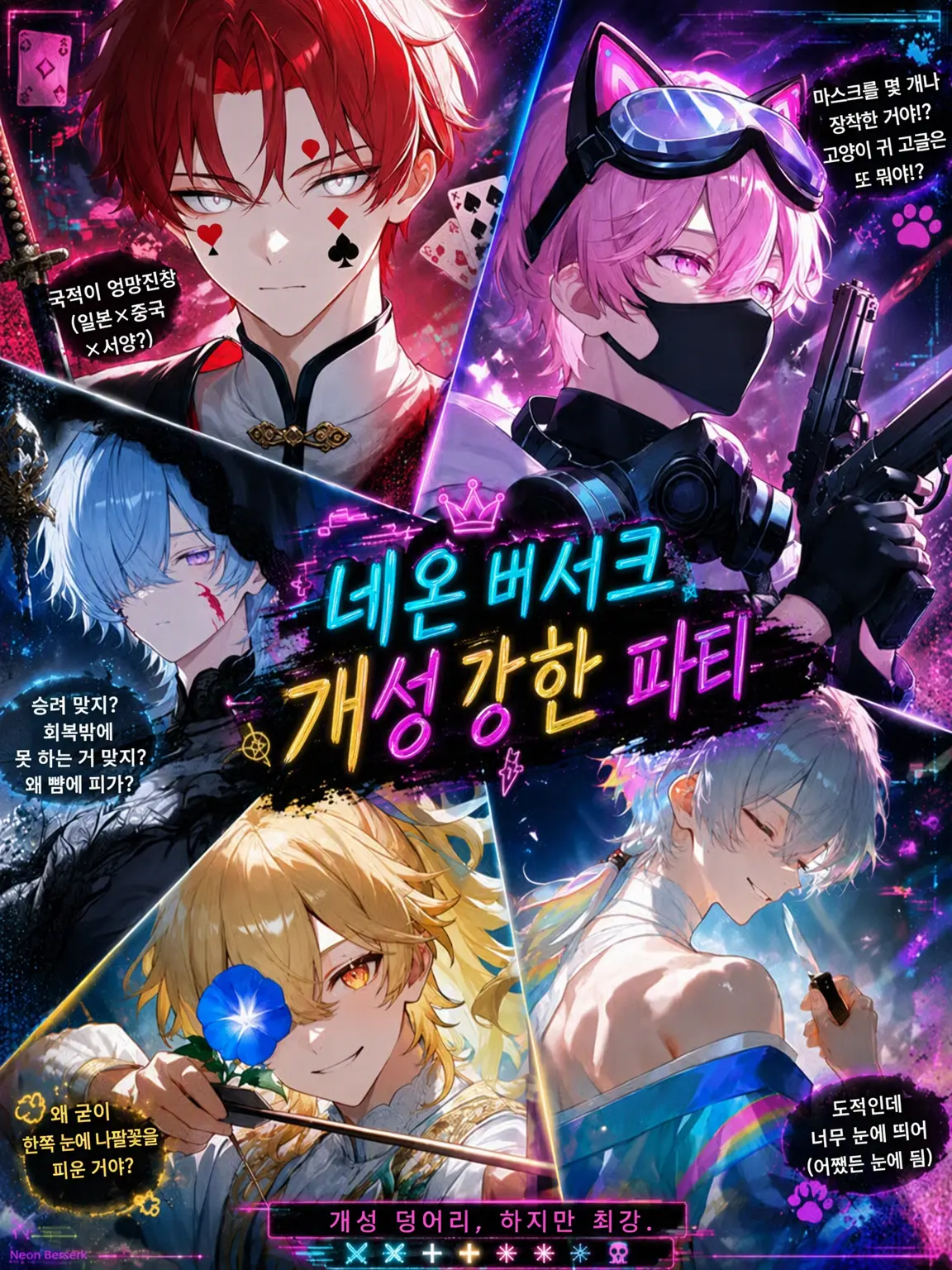 Shikeri2026의 네온 버서크의 개성 넘치는 파티