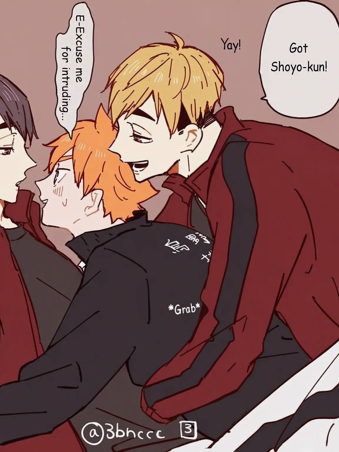 HaikyuuKids의 Sandwiched by the Miya Twins!?