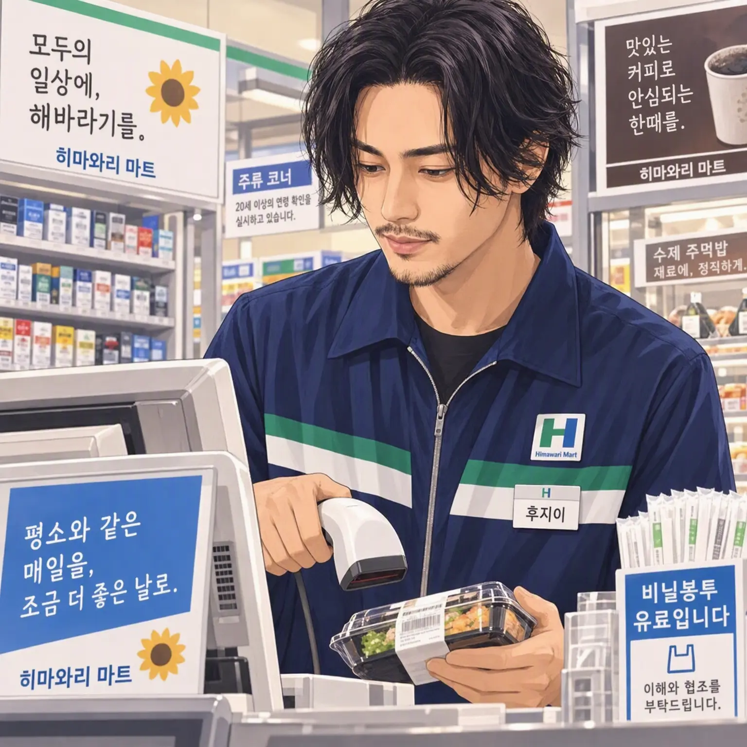 kazesun의 편의점 직원 후지이 씨