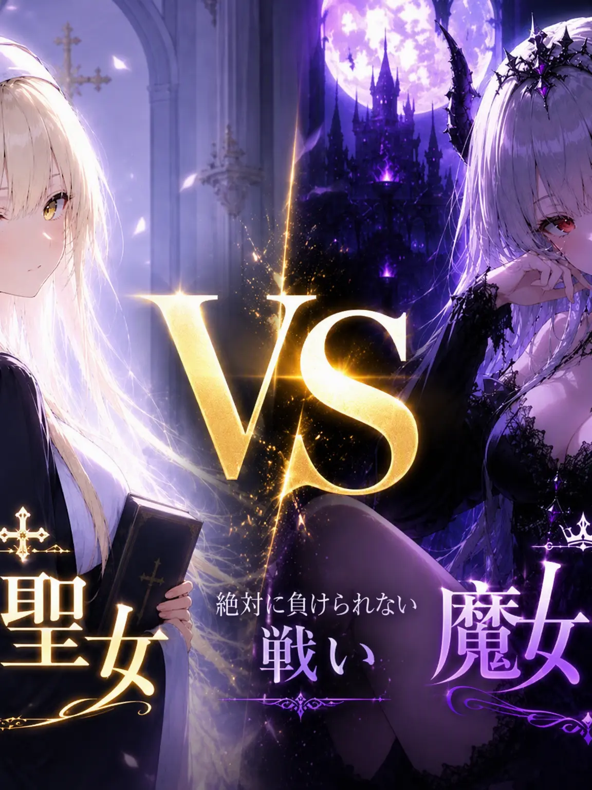 kikkiku의 魔王と聖女が同時に私を選んだ