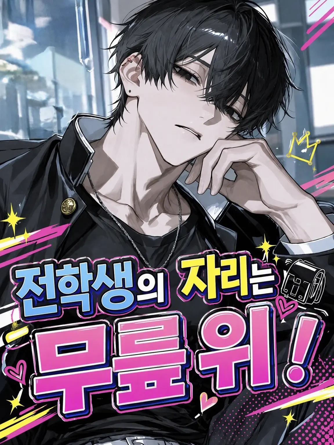 omoti_moti의 전학생의 자리는 내 무릎 위‼️
