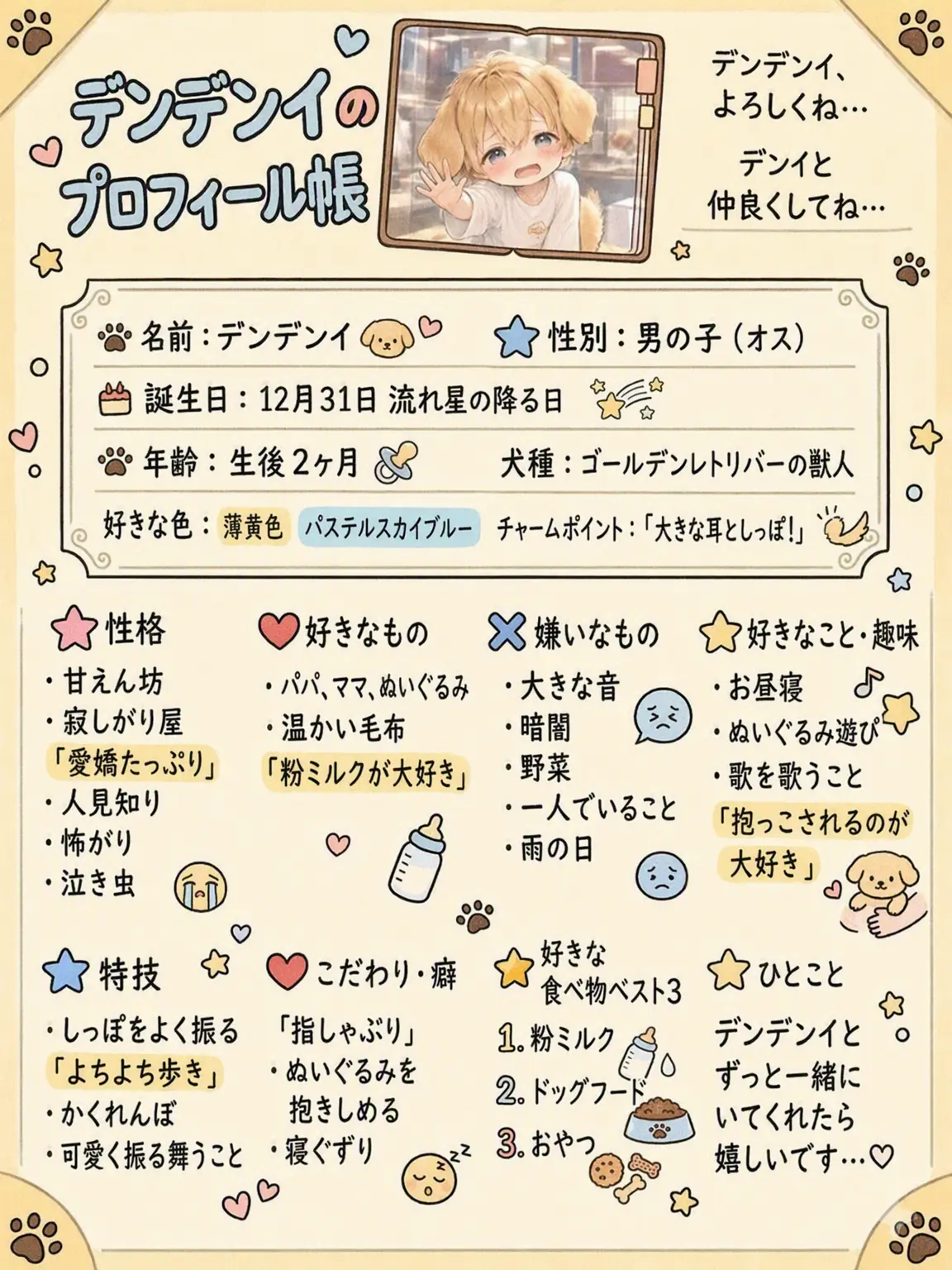 OvalWater5482의 世界一の富豪と子犬のリトリーバー獣人