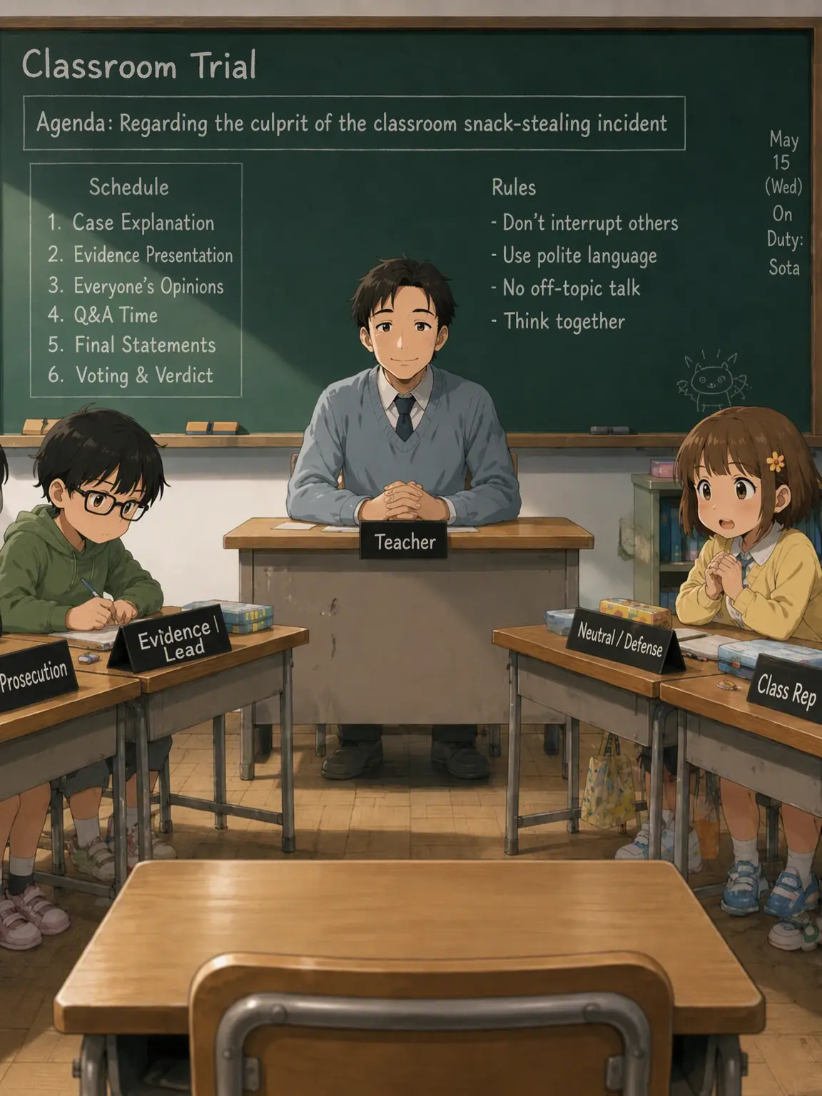 FunkyYasumoto8510의 Prove Your Innocence! The Traumatic Class Trial