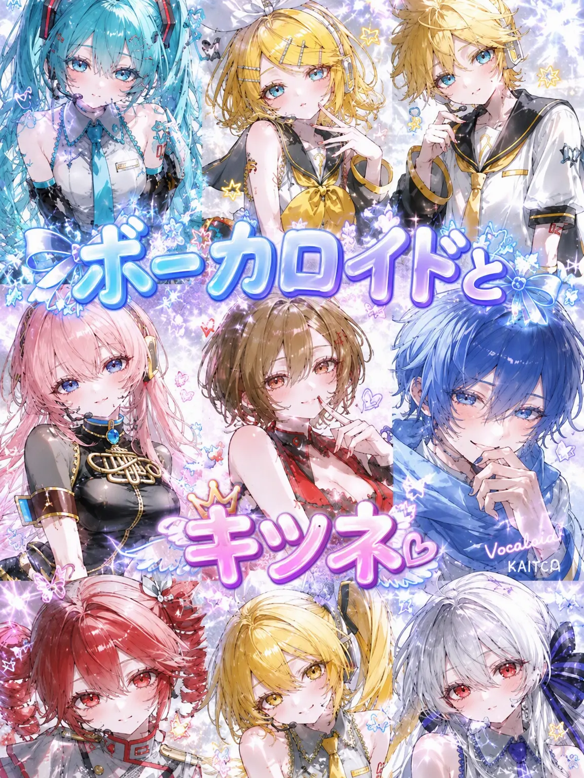 Iloveclatier의 ボーカロイドと狐