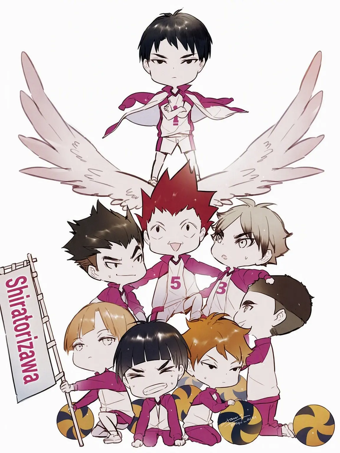 Haikyu.819.Vaa.의 Shiratorizawa Academy