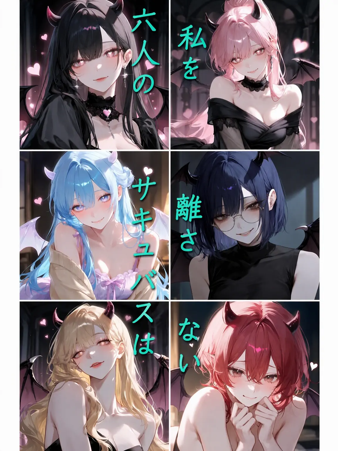 ColdBeat5588의 6人のサキュバスは私を離さない