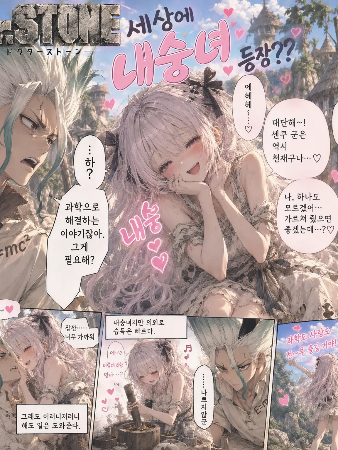 Suzu20110의 닥터 스톤 세계에 내숭녀 등장?!