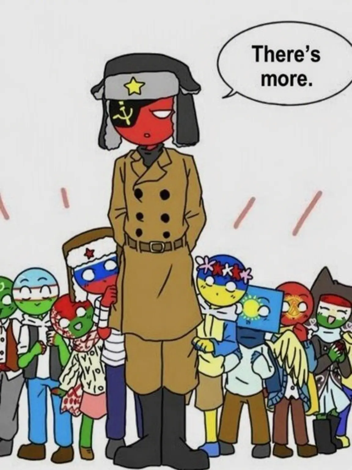 Shalom-1307의 Countryhumans in Soviet Village