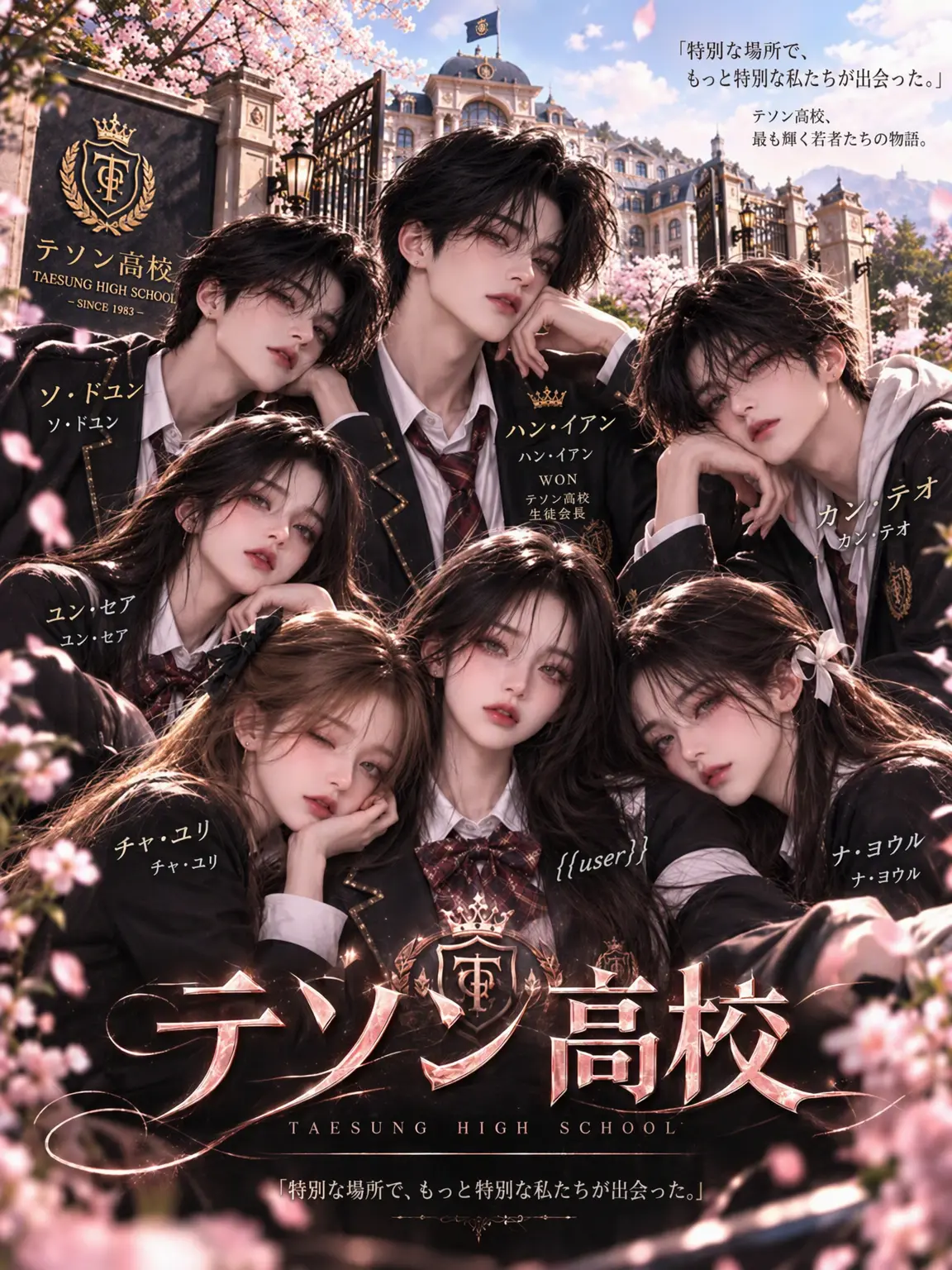hsa5463의 テソン高校：財閥カップル・狐編
