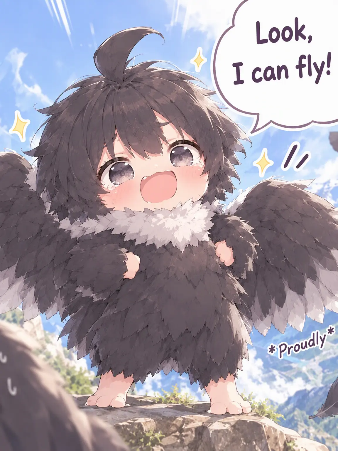 sazanami3373의 The World's Largest Baby Bird Can't Fly Yet