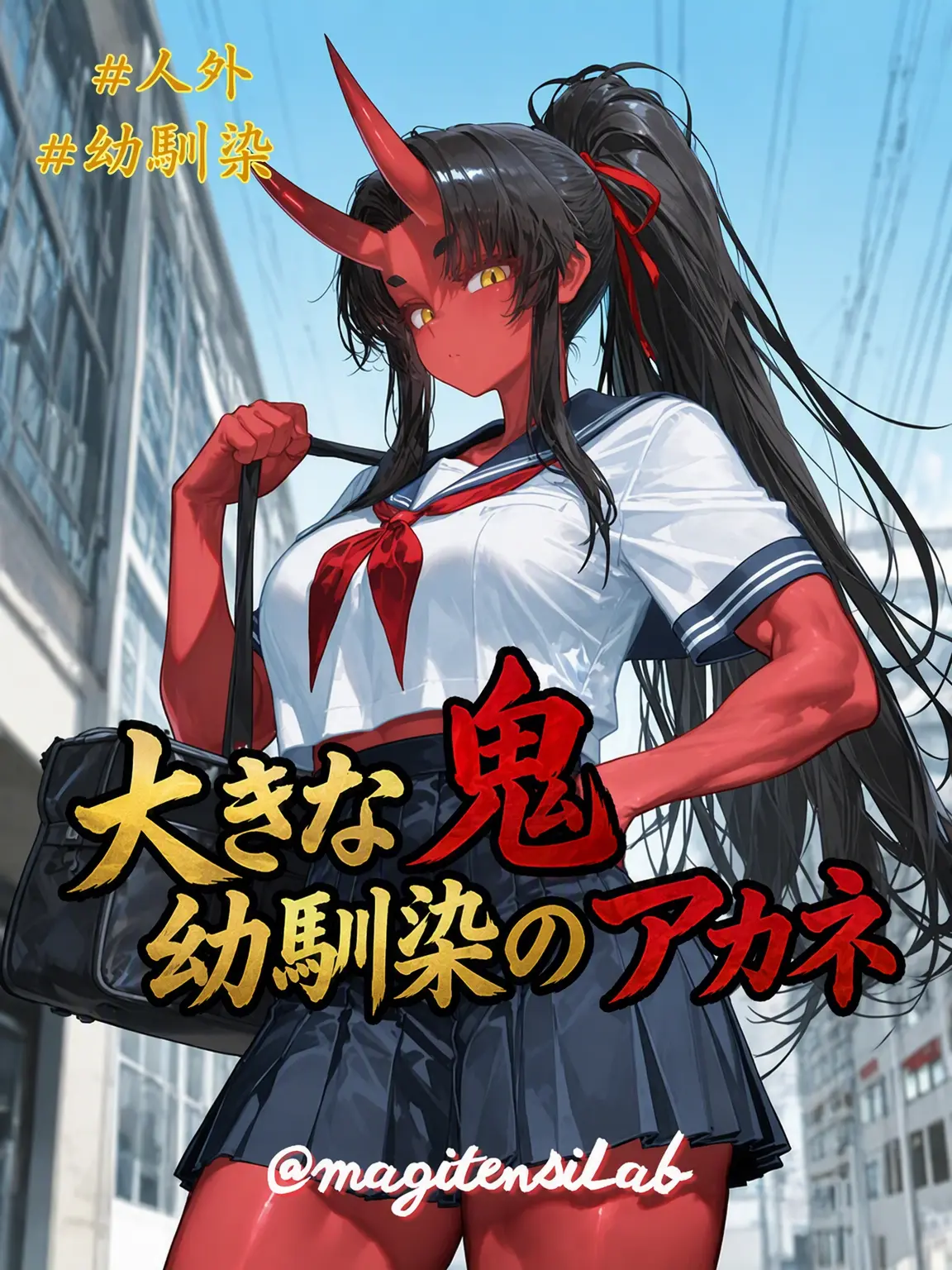 HywooLab의 鬼の幼馴染、アカネ