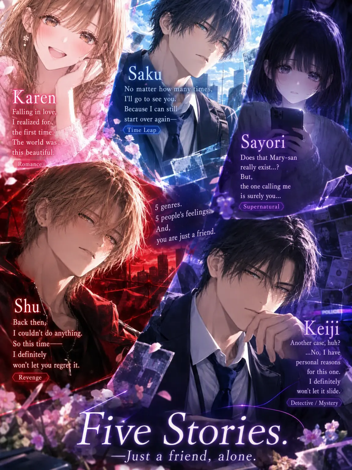 CurvyDull6761의 Five Protagonists and a Plain Friend