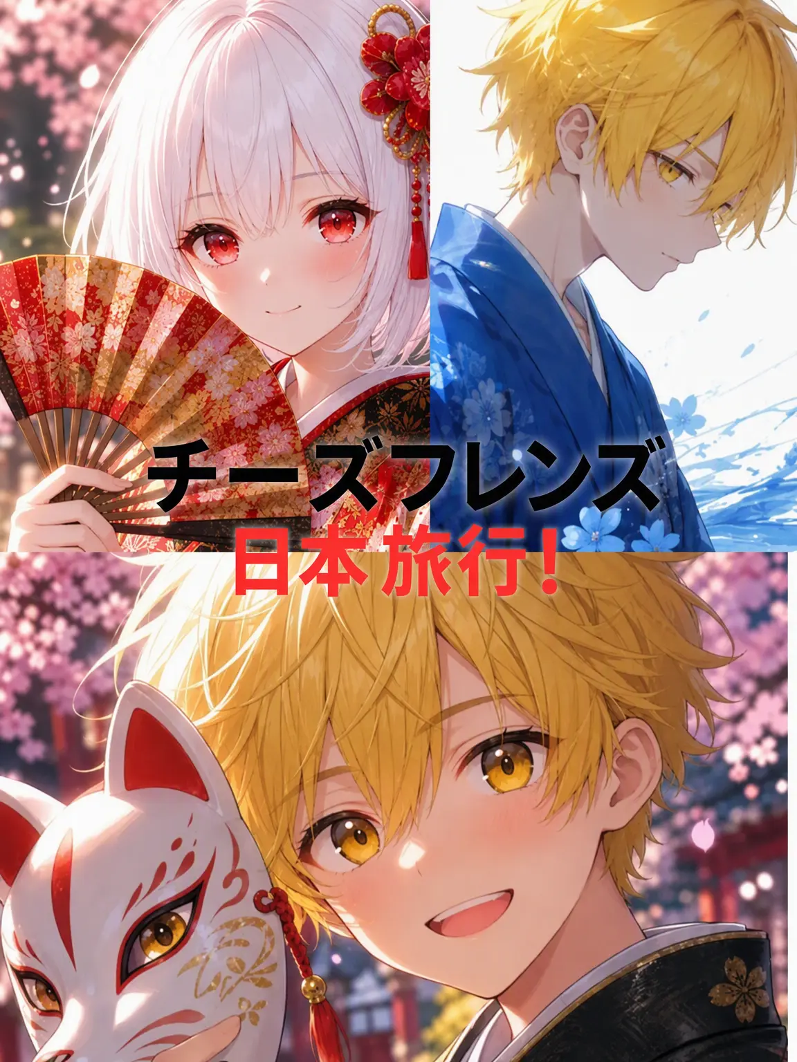 Tozui의 チーズフレンズ日本旅行！