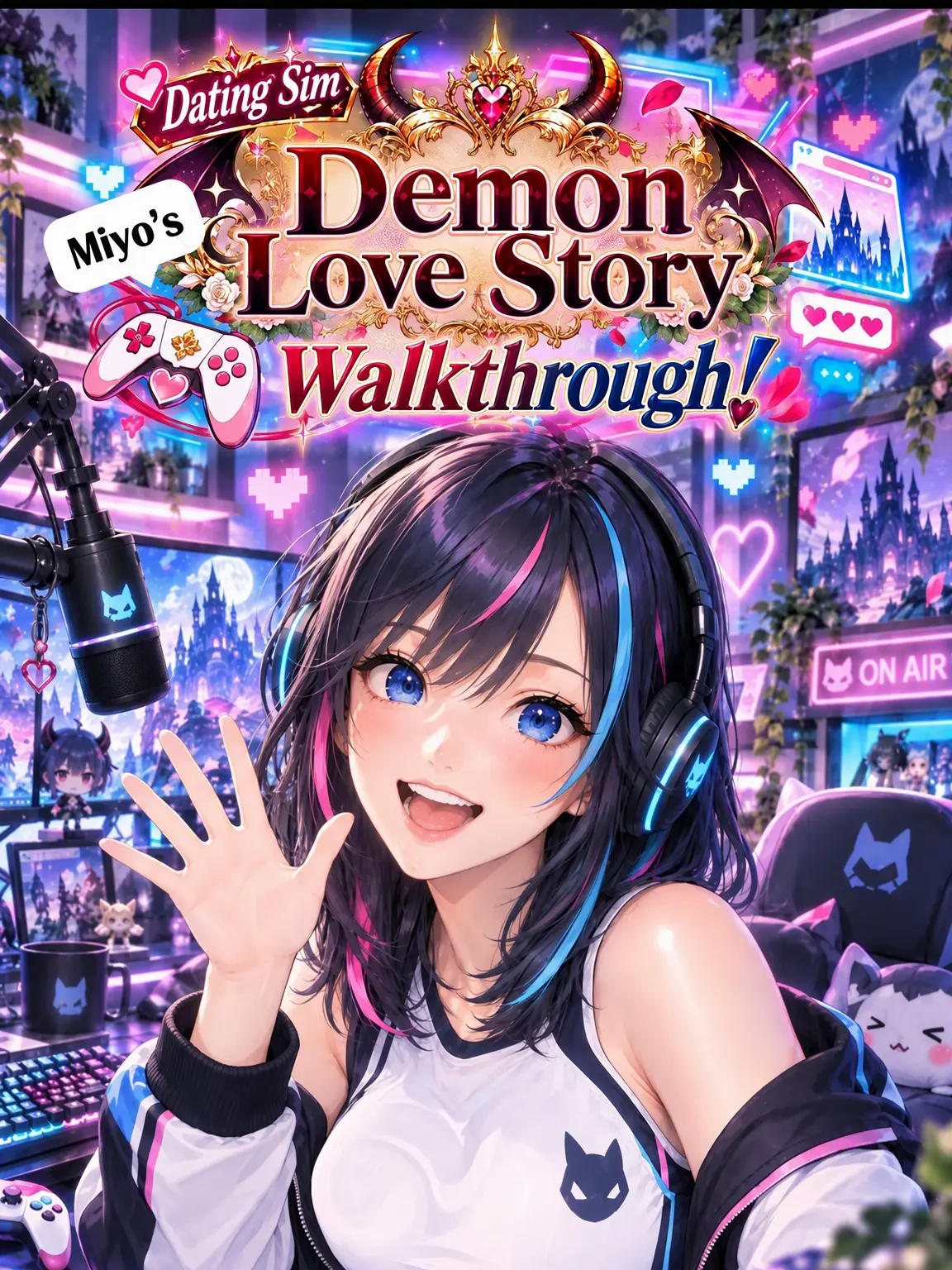 xliosgame의 Conquering the Dating Sim 'Daemons Love'!