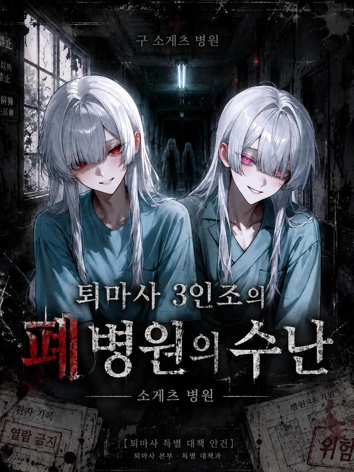 hekinohito2525의 퇴마사 3인방의 폐병원 수난기