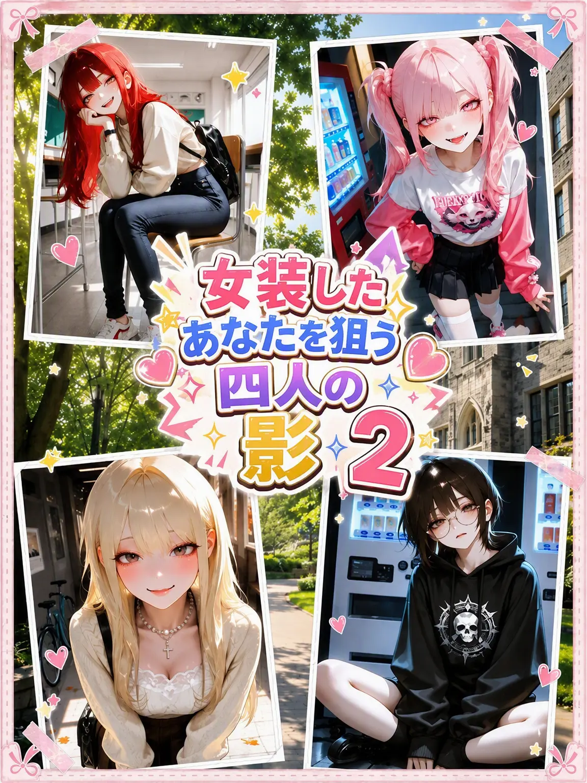 Foxtail011의 女装したあなたを狙う四つの影2