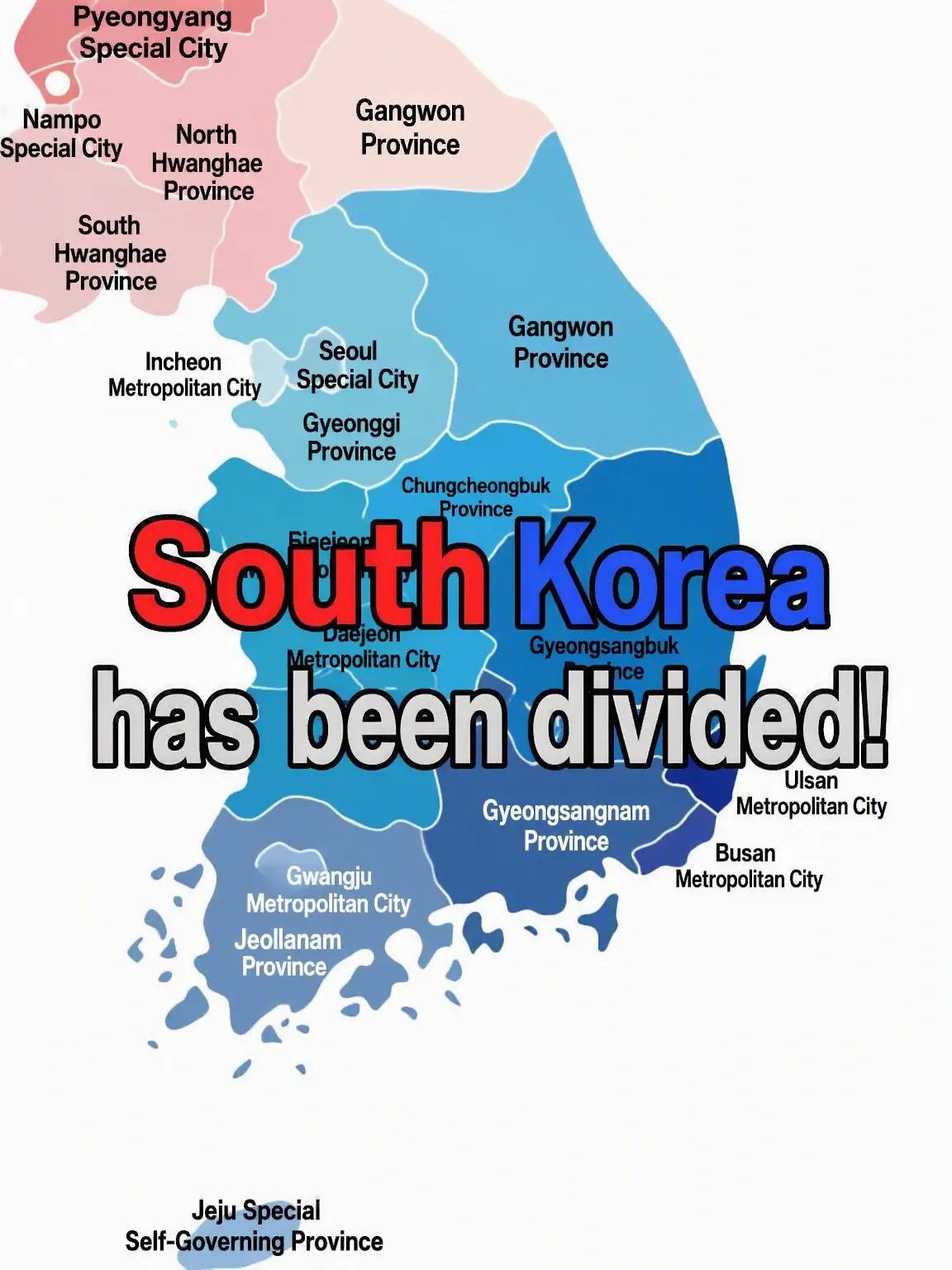 Letta의 South Korea is Divided!